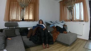 Milfycalla Masturbates In Down Jackets