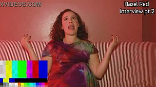 Is Hazel Red Ready for Big Black Cock in Interview Pt2?