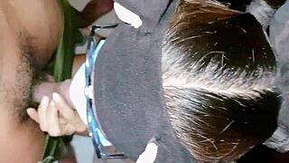 bebe girl intensely swallows cum twice then gets pussy filled