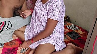 While pressing mistress's feet, servant fucked her