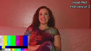 Is Hazel Red Ready for Big Black Cock in Interview Pt2?