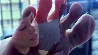 Miss bimby intensely teases with her stilettos, dominating the pov scene