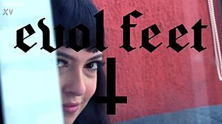 Miss bimby intensely teases with her stilettos, dominating the pov scene