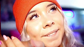 Angel-faced whore dreams of huge cocks in her hungry mouth