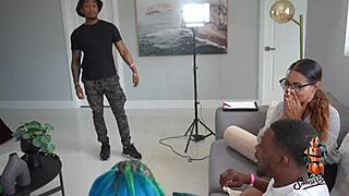 super hot latina in group activity