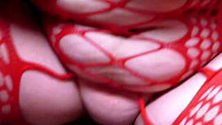 lady in red fucks and talks dirty