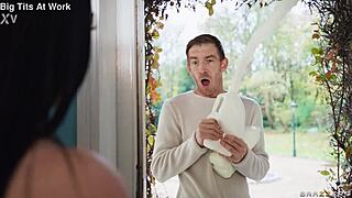 cereal milkers klara devine rides big cock in slow motion cowgirl