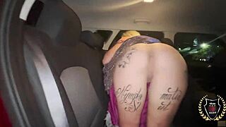 Rome major fucks stunning blonde nympho in the car