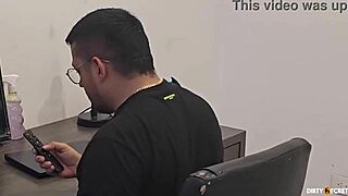 Secretly Fucking Boss's Young Employee In Bedroom