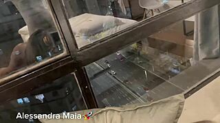 Intense Passion Watching Exhibitionist Neighbor Fuck