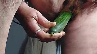 oma plays solo with vegetable