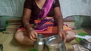 Hardcore encounter displaying hairy pussy