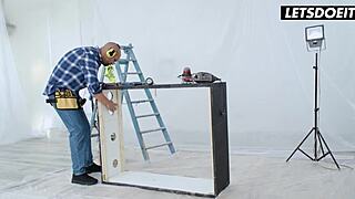 dirty milf craves intense anal drilling from her stepson - latina milf