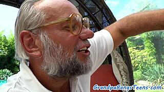 i drille dthe beautifull 18yo in closeup, she screamed