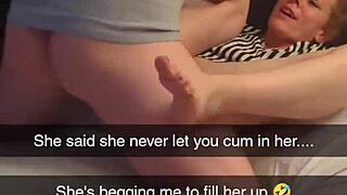 Compilation of snapchat videos with a milf wife