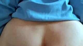 Amateur college girl bends over in tight doggy style