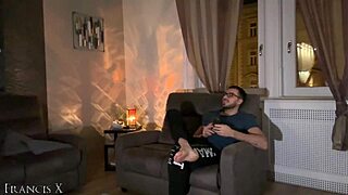 Two blonde sluts share a big cock in double blowjob