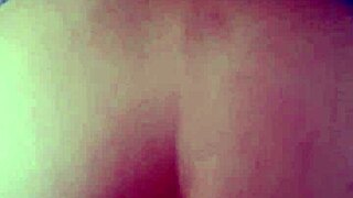 Amateur college girl bends over in tight doggy style