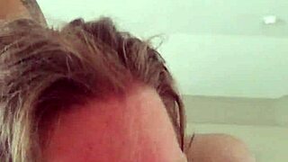 lil one watching herself getting handled by a big black friend in a fun activity