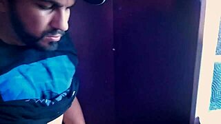 public anal creampie on balcony with big cock