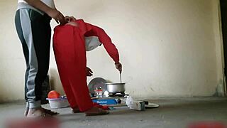 Indian Friend Sex In Kitchen