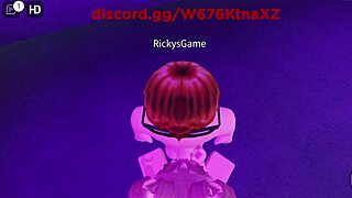 Barely legal virgin nerd gets blown by slut roblox