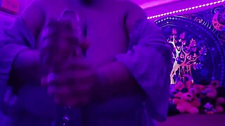 Worshipped in Purple by Big Black Cock