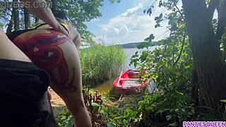 girl celebrates 25k subs by riding dick publicly on boat