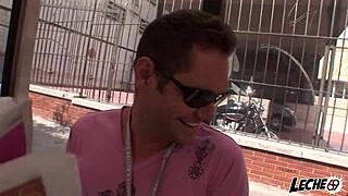 Brazilian Brunette's Hairy Pussy Fucked by Nacho Vidal's Huge Cock in 69