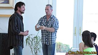 the teen gets eaten out and fingered, then she rides