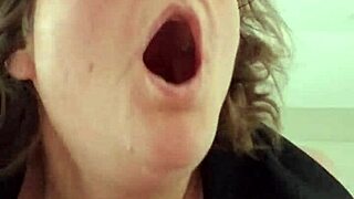 lil one watching herself getting handled by a big black friend in a fun activity