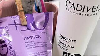 domingo dia de deixar os pelinhos todos dourados daquele jeitinho e claro que no meu vip postei toda peladinha