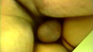 Watch that retro babe squirt her juicy pussy all over a huge cock in doggystyle action!