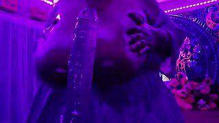 Worshipped in Purple by Big Black Cock