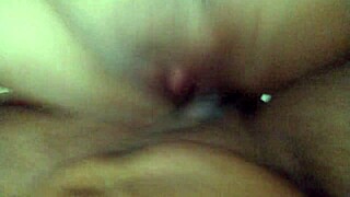 Married pussy explodes in gaping orgasm squirting from black bull fucking