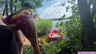 girl celebrates 25k subs by riding dick publicly on boat