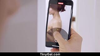 Tiny teen gets caught on camera and sucks her way out of trouble