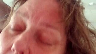 lil one watching herself getting handled by a big black friend in a fun activity