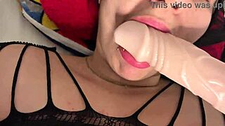 Destroyed Pussy by Huge Cock with Tit Russian