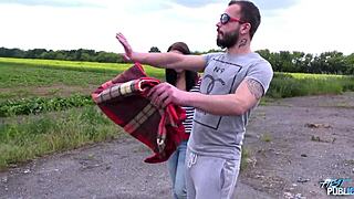 Myfirstpublic cum everywhere for teen 18+ busty gipsy super hot babe fucked public