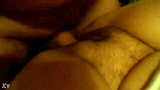 cum drips over her plump pussy lips