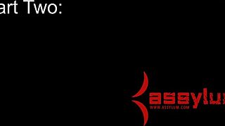 I dominate babe gagging on dick