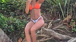 We are the hairy ones fucking on the beach.