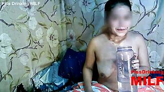 young submissive's first piss drinking bts