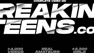 Petite teen pounded by monster cock