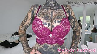 black and purple lingerie and micro bikini try on haul melody radford