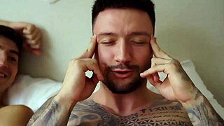 The Latina Enjoys Milk In Mouth During Double Vaginal Penetration