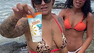 We are the hairy ones fucking on the beach.