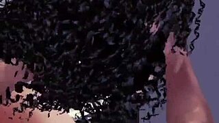 Intense sex after breakfast in public view