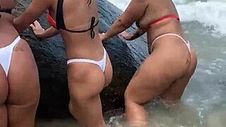 We are the hairy ones fucking on the beach.